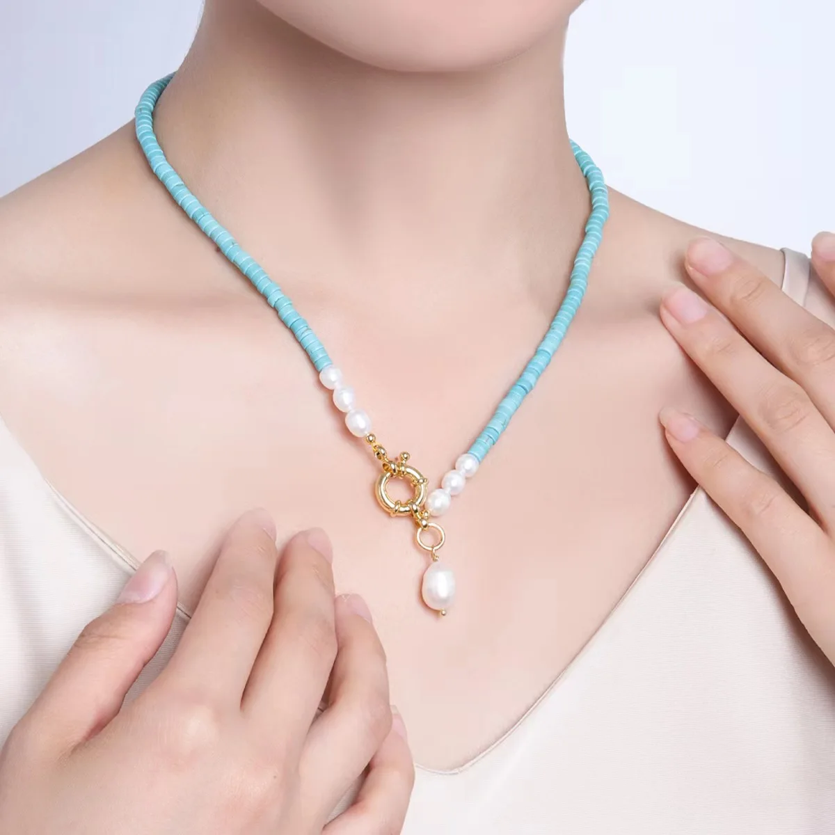 2025 Trendy Retro Style Gold-Plated Brass Necklace for Women