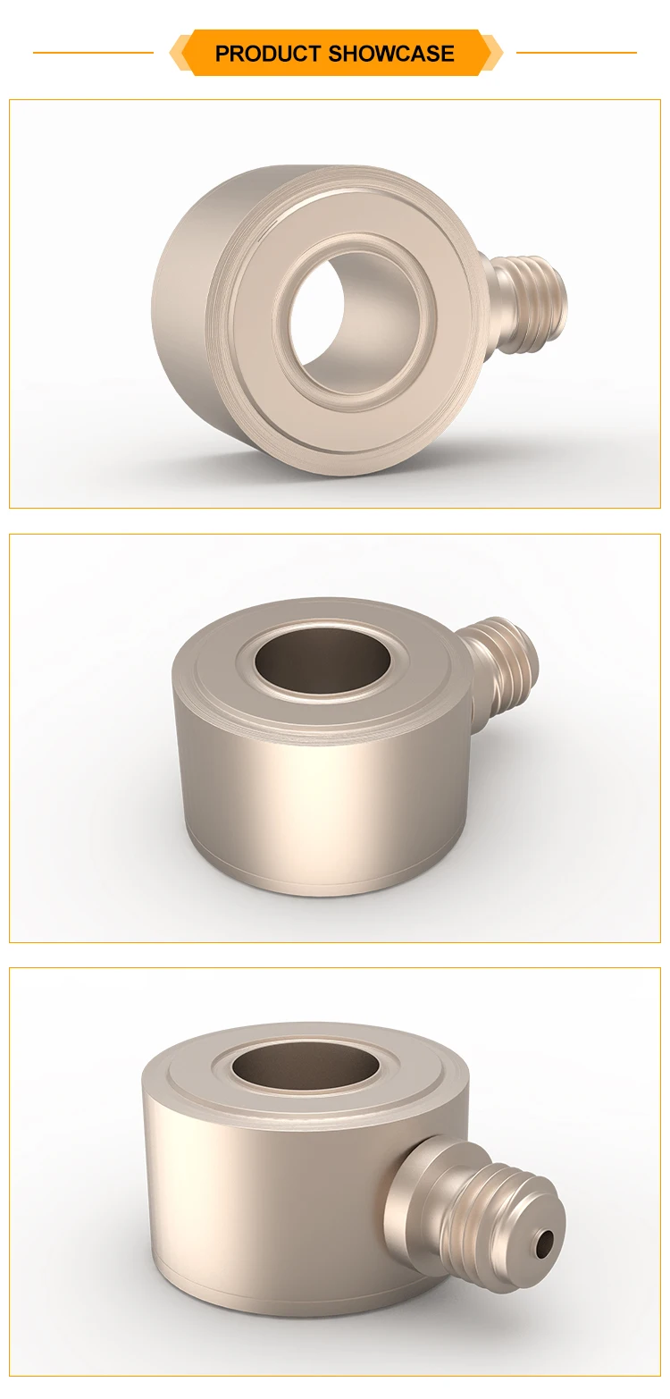 JSDCL015L Piezoelectric Force Sensor Circular One-Way Measurement Charge PE Voltage ICP/IEPE Signal Pressure Measurements factory