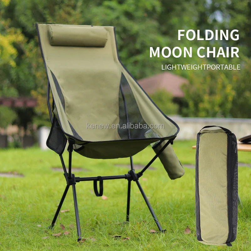 Outdoor Folding Chair Moon Chair Wholesale Camping Picnic Barbecue