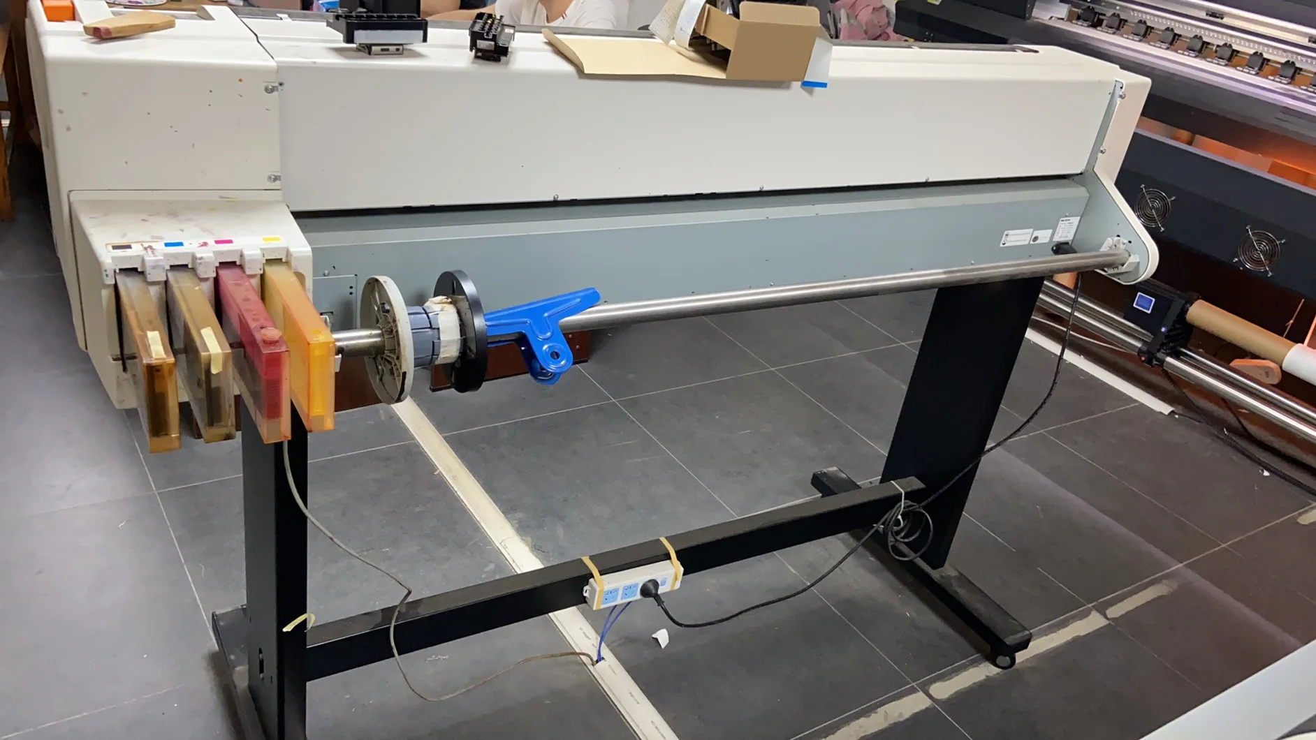Used Mutoh RJ900X Dye Sublimation Printer with F158 Printhead