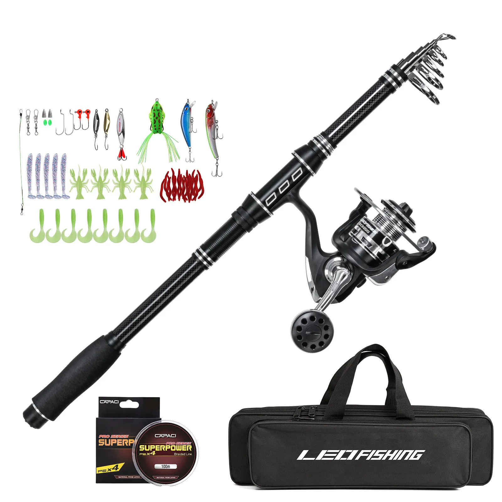 Fishing Rod and Reel Combo - Versatile and Durable Gear