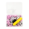 Set: 30 blancos y 30 rosas con destornilladores de doble cabeza