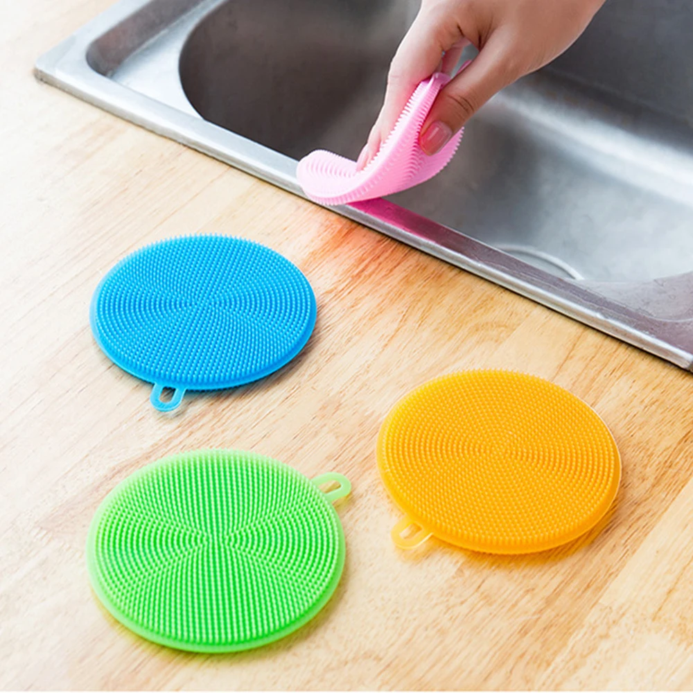 
 Оптовая продажа с фабрики LG055, многофункциональная силиконовая кухонная салфетка для чистки, щетка, миска для мытья, кастрюля, тряпка для посуды  