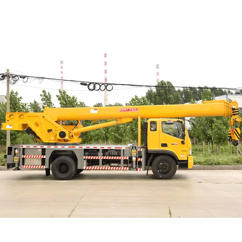 China Manufacturer 34 m 12 Ton Mobile Truck Crane Hydraulic Arm Crane for Trucks