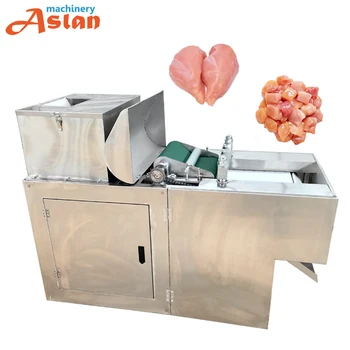 Fresh Chicken Breast Meat Cutting Machine Pork Rind Cutter Poultry Meat ...