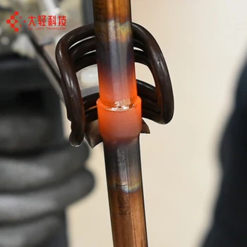 High Frequency Copper Pipe Brazing Machine for Welding air Compressor Copper Tube