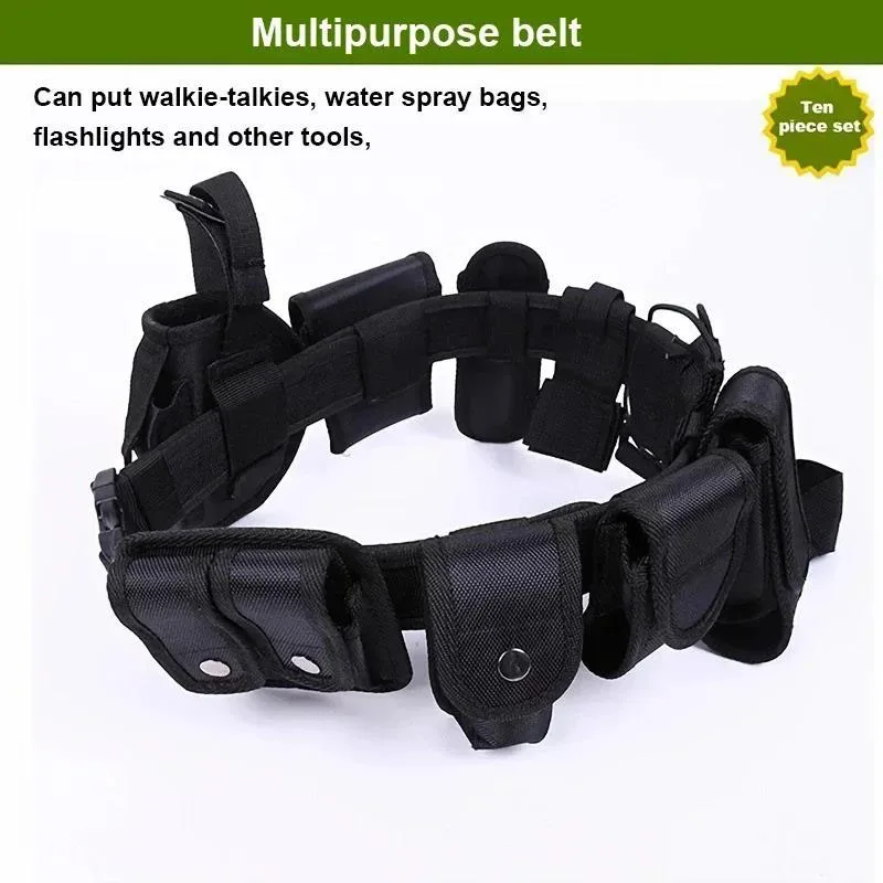 Lightweight Versatile Must-have Quick-release Buckle Heavy Duty Tactical Belt Adjustable Nylon Multifunctional Tactical Belt Set