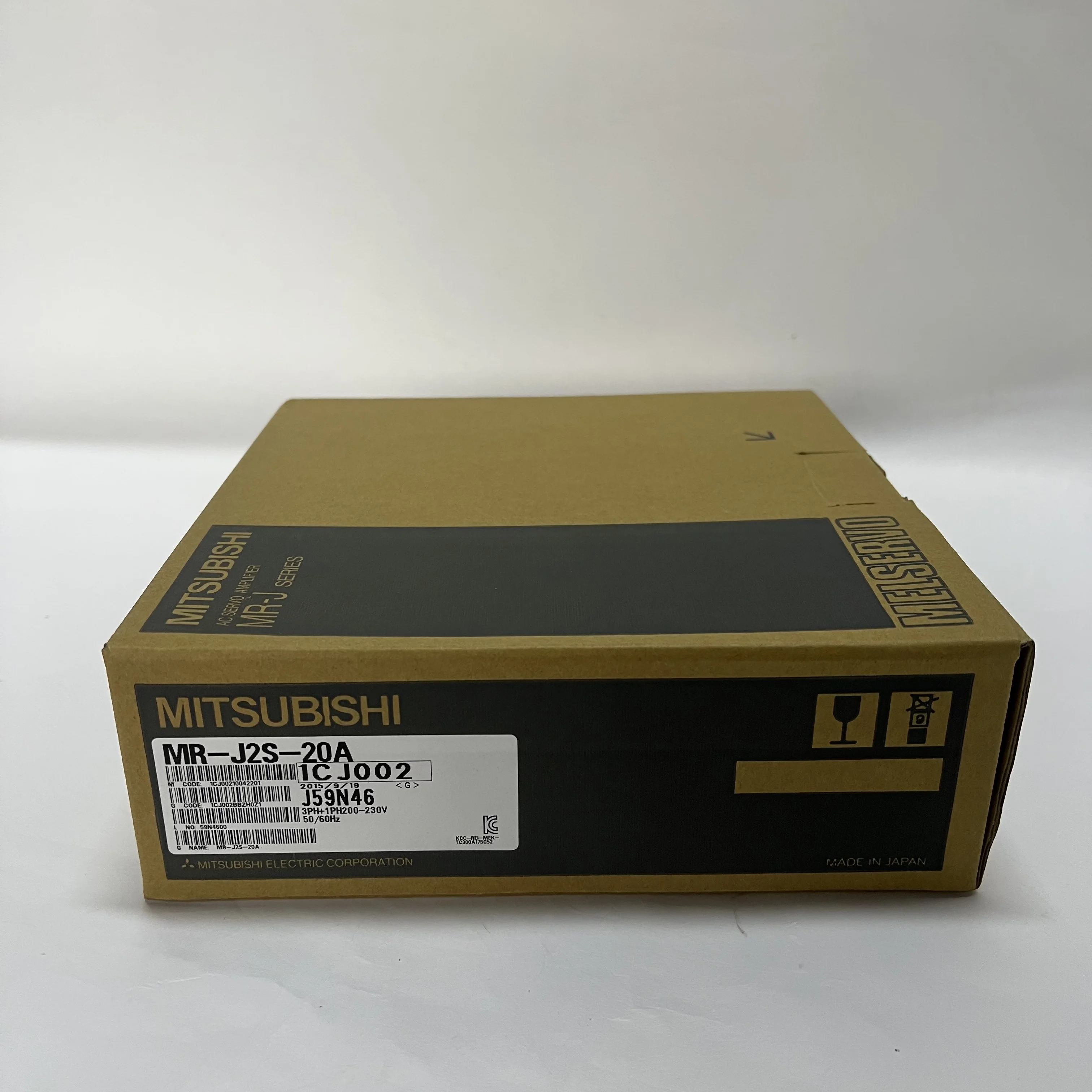 Mitsubishi AC Servo Amplifier MR-J2S-20A Mitsubishi AC Servo Amplifier MR-J2S-20A