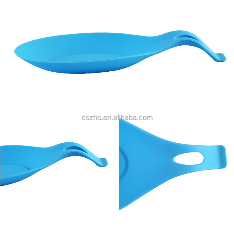 product wholesale customized silicone kitchen utensil rest ladle spoon holder for stove top-4
