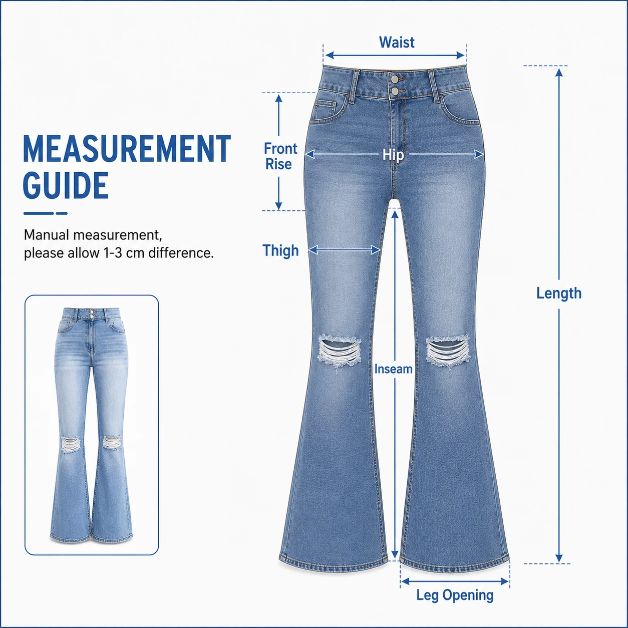 Size measurements