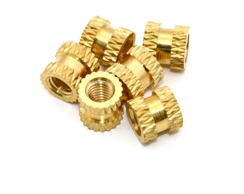 M2 M3 M4 M5 M6 M8 Brass Nut Knurled Thread Inserts Insert Nuts