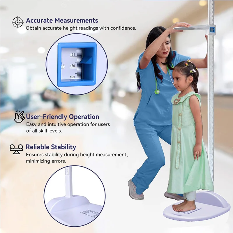 210cm Body Height Rod Wall Mounted Height Meter Ruler Growth Stature Meter Tall Measure height measuring