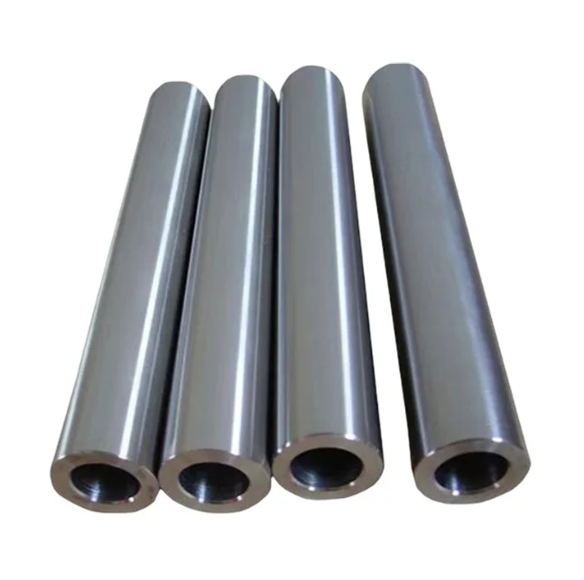 Gr2 Gr5 Titanium Round Seamless Pipe / Tube