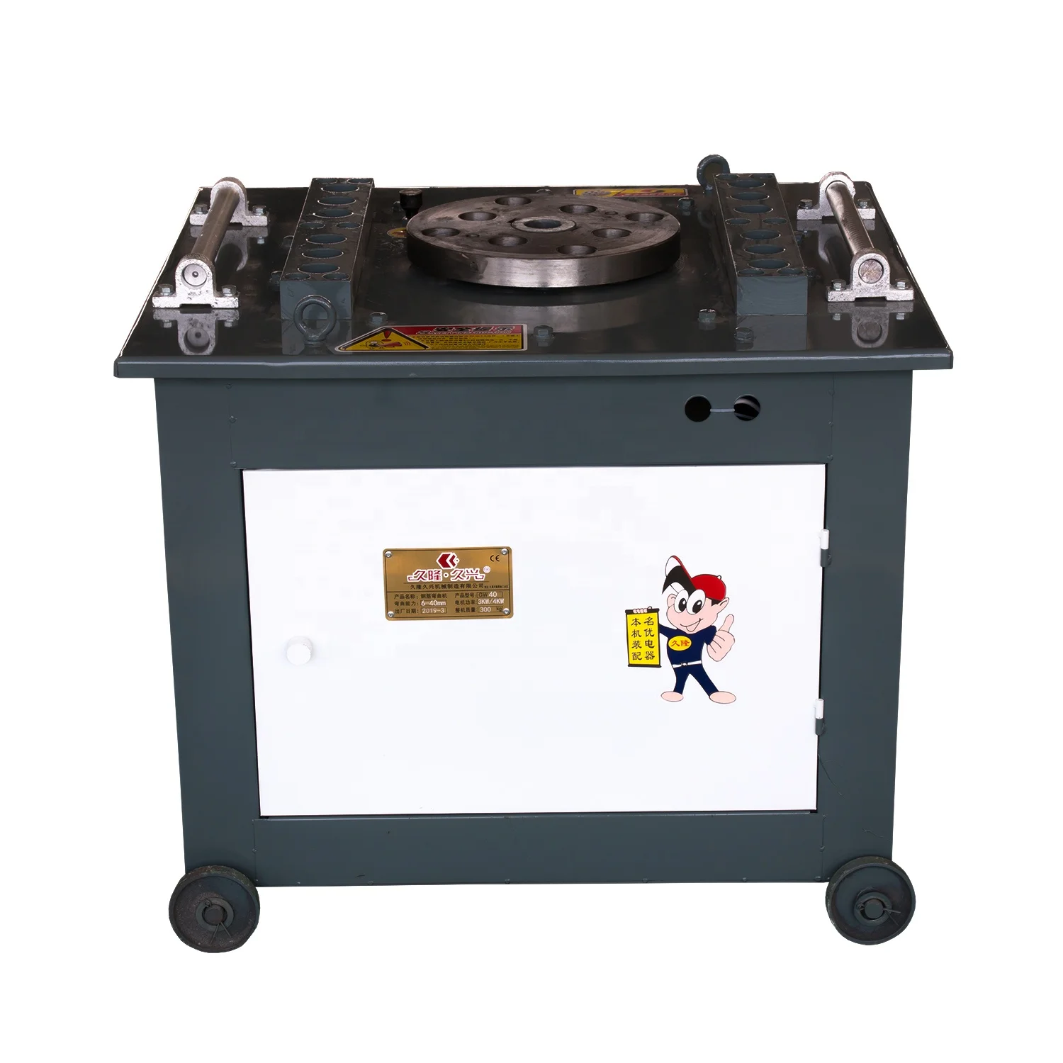 CNC Large Wire Round 10-60mm Hydraulic Desktop Rebar Bending Machine Rebar Bender 110/220V