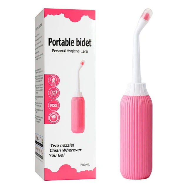 Portable Bidet for Toilet or Travel 2 of Pack.Handheld Bidet for Postpartum Perineal Care,Hemorrhoid Treatment,and Baby,Elderly,Sprayer,Bio, Personal bidets (Orange Pink Bidets Portable Bidet for Toilet or Travel 2 of Pack.Handheld Bidet for Postpartum Perineal Care,Hemorrhoid Treatment,and Baby,Elderly,Sprayer,Bio, Personal bidets (Orange Pink Bidets