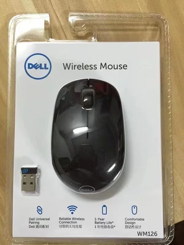 Wholesale Dell Wm126 Mouse Wireless Mouse Optical Mouse For Notebook