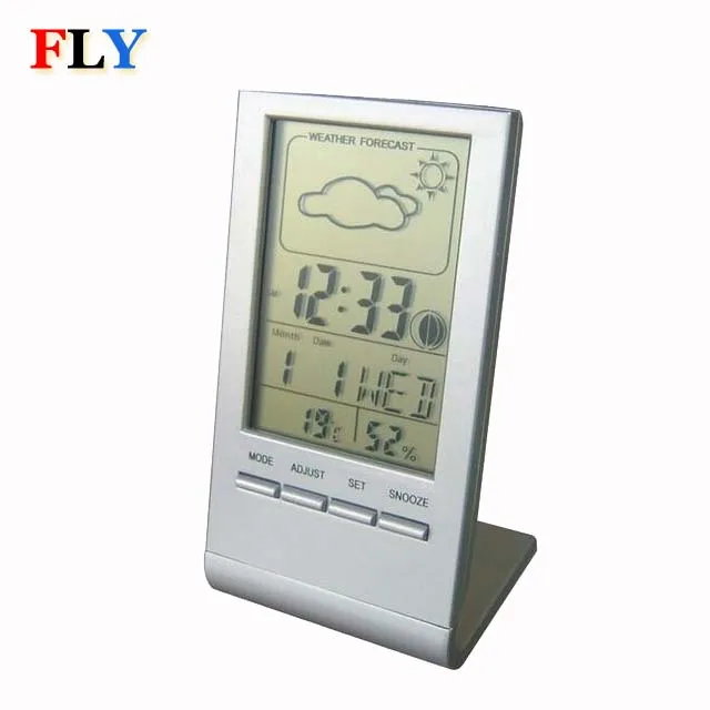 2024 Digital  Desktop Calendar Month Date  Alarm Large Displays Weather Station Clock