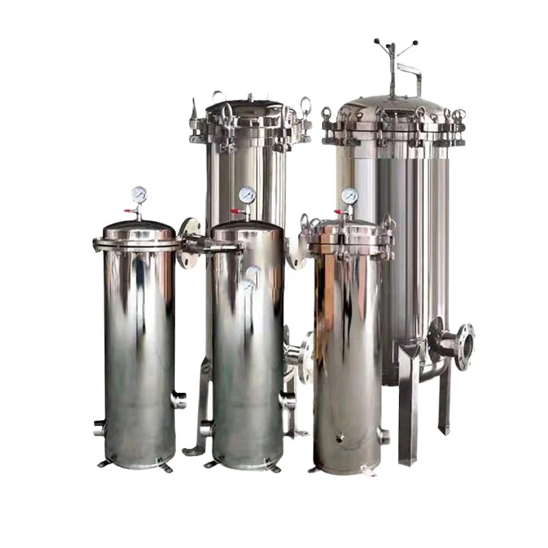 SS304 Carbon Steel Security Industrial Precision Filter Housing For Water Purification