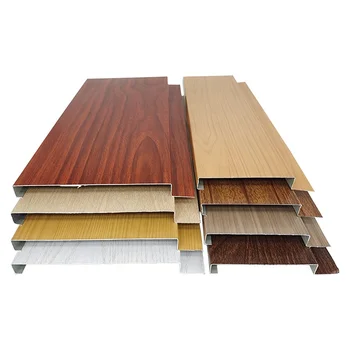 High quality aluminum strip ceiling panel Aluminum alloy baffle ceiling tiles for home