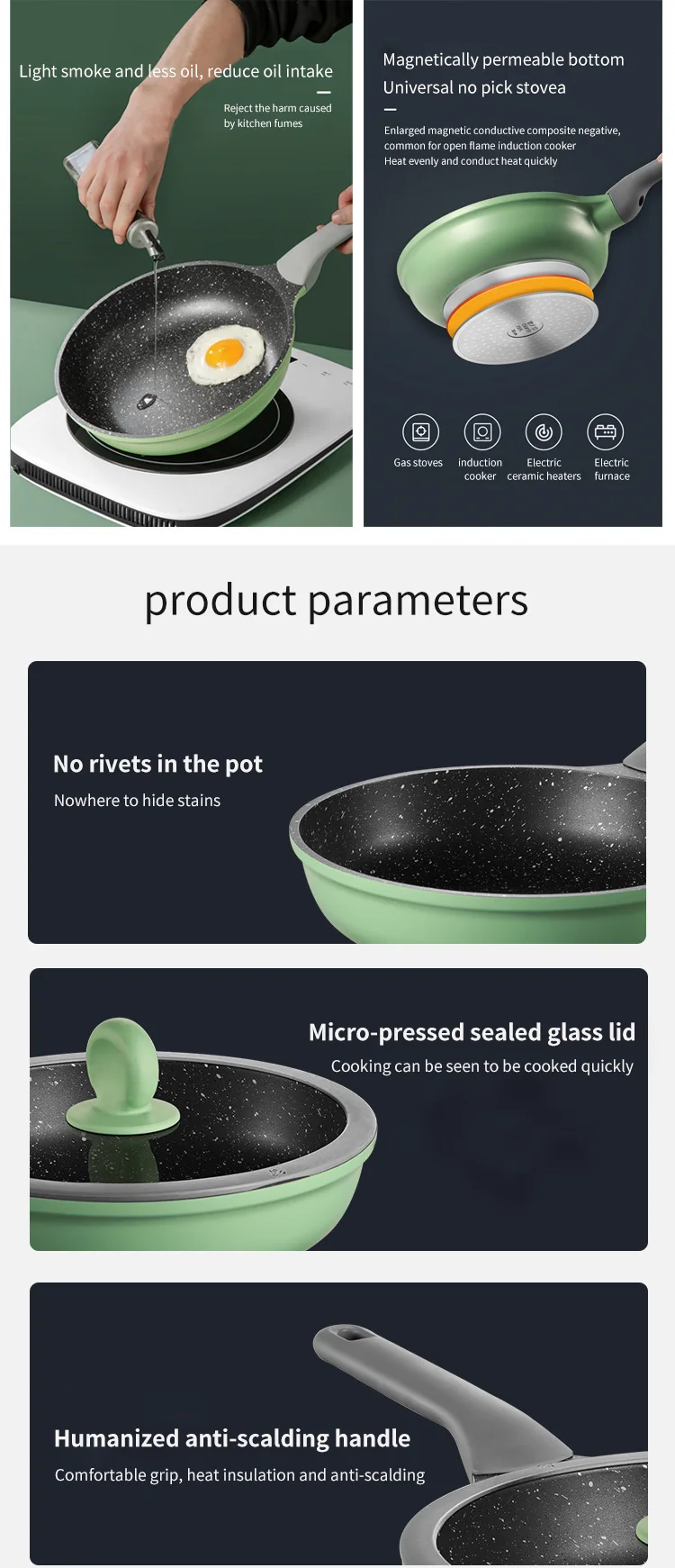 Multifunction High Quality Pot Sets Non Stick Aluminum Cooking Pot