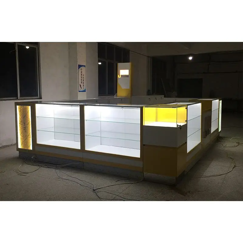 Top Jual Kaca Display Counter Kayu Toko Ponsel Dekorasi