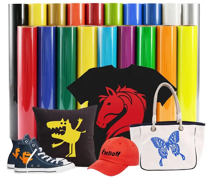 Reflective Digital Printing On Film Htv Pvc Heat Transfer Vinyl Logo