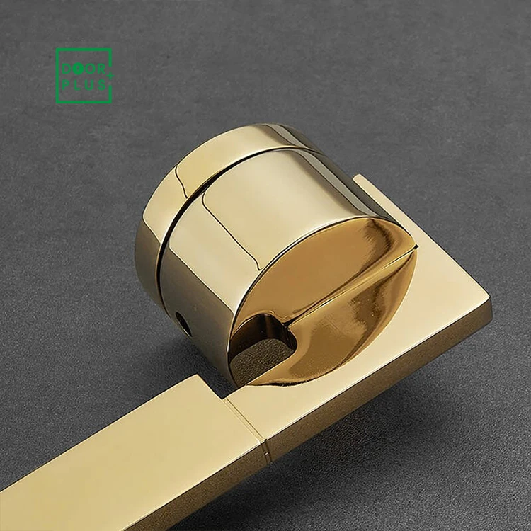 Современные Простые золотые дверные ручки Doorplus для интерьера мебели дверей дверных ручек