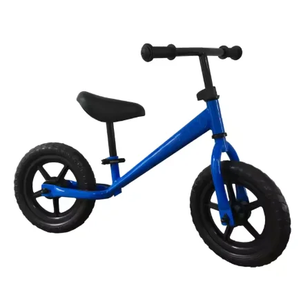 product kids 12 inch single speed steel frame balance bike with rear pedal brake steel fork  stainless chain for enhanced durability-2