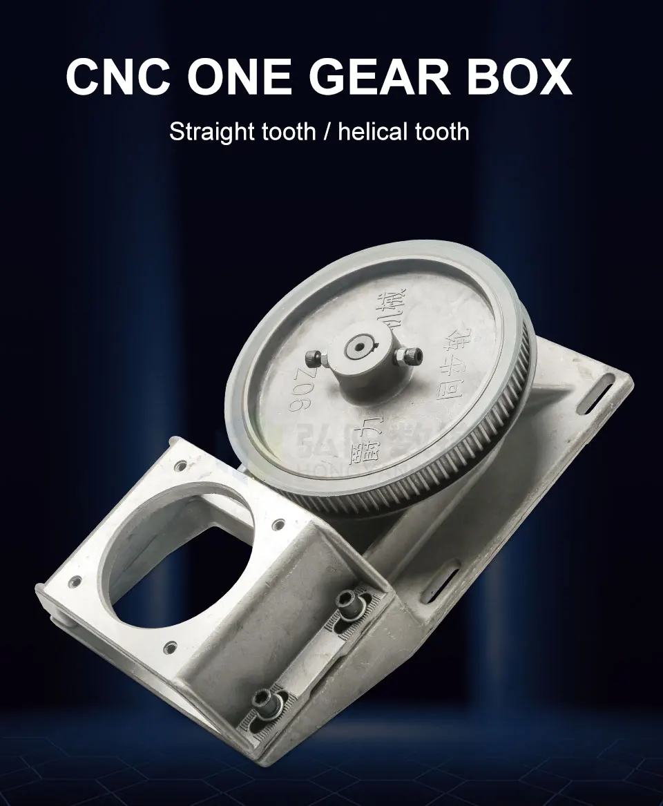 CNC Gear Box NEMA34 Stepper Motor for Router, 1.25/1.5/2m Bevel Drive ...