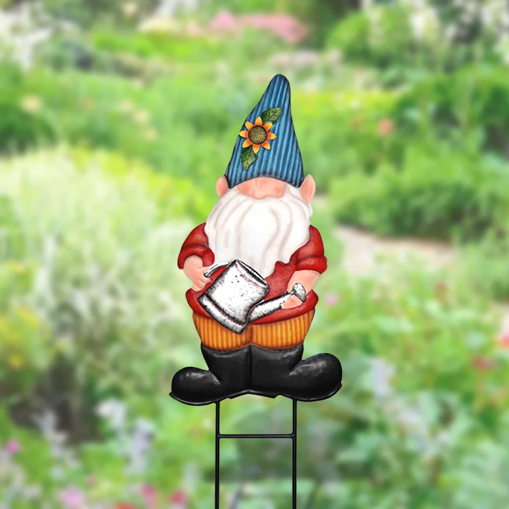 Sublimation Gnome Standing  Front Door    Stake For Outdoor 