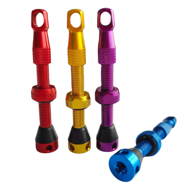 Customizable Logo Alloy Bicycle Presta Valve 40/44/46/48/50/55/60/80/100mm Aluminium Tubeless with 55mm on Handlebar
