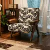 Walnut frame-bayberry tree pattern