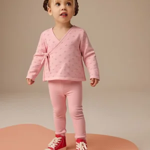 100% Organic Cotton Baby Clothing Sets Soft Knitted Sweater+Pants Suit 2PCS Autumn Winter Infant Outfits for Boys Girls Baby