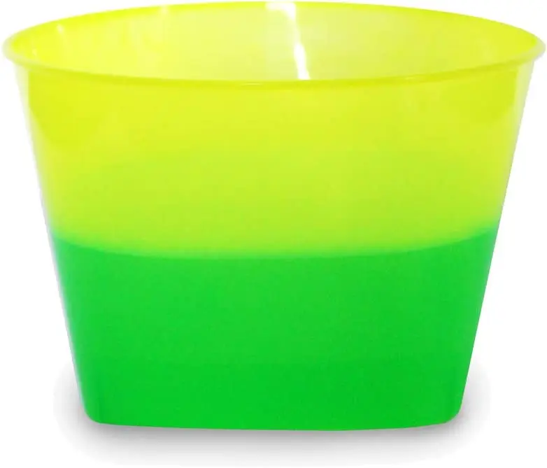 Fancy Custom Color Changing Food Graded Disposable Frozen Yogurt Ice Cream Cup Bowl