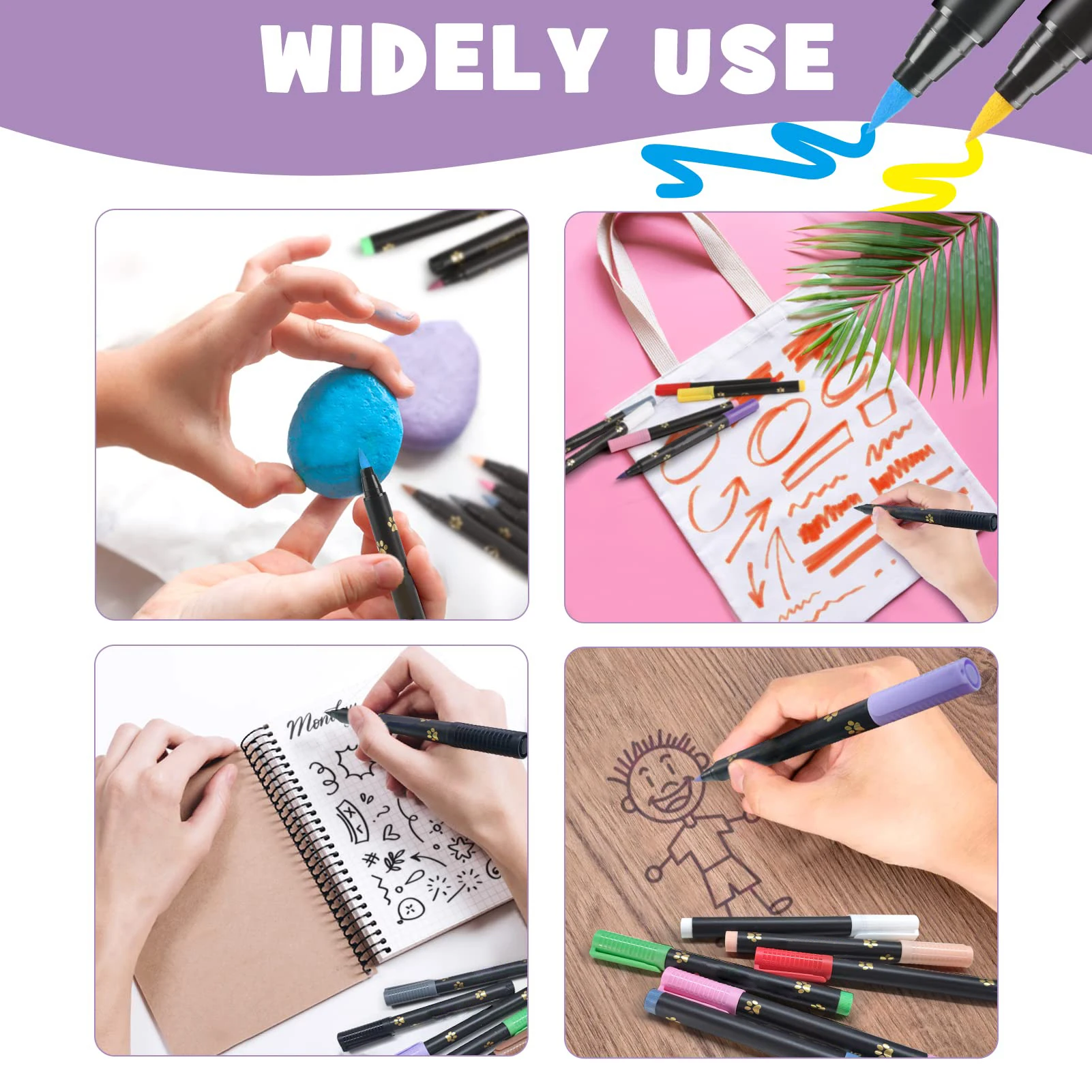 Hot Selling Item 14 Colors Quick Dry Pet Nail Polish Markers Set To Diy