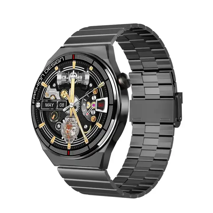 2023 Round Smart Watch H4 Max Reloj Inteligente Redondo NFC Wireless Charging Calculator Smartwatch for Business H4MAX