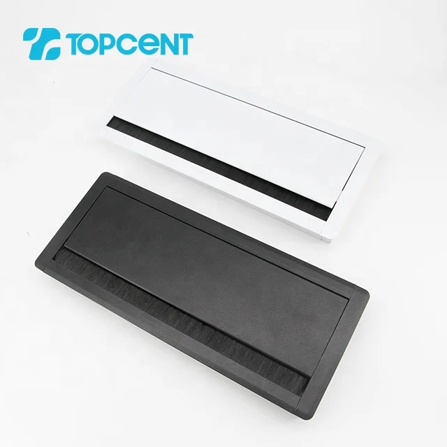 
Topcent из алюминиевого сплава с доводчиком прямоугольный квадратный офисный настольный стол кабельного отверстия крышка втулки 