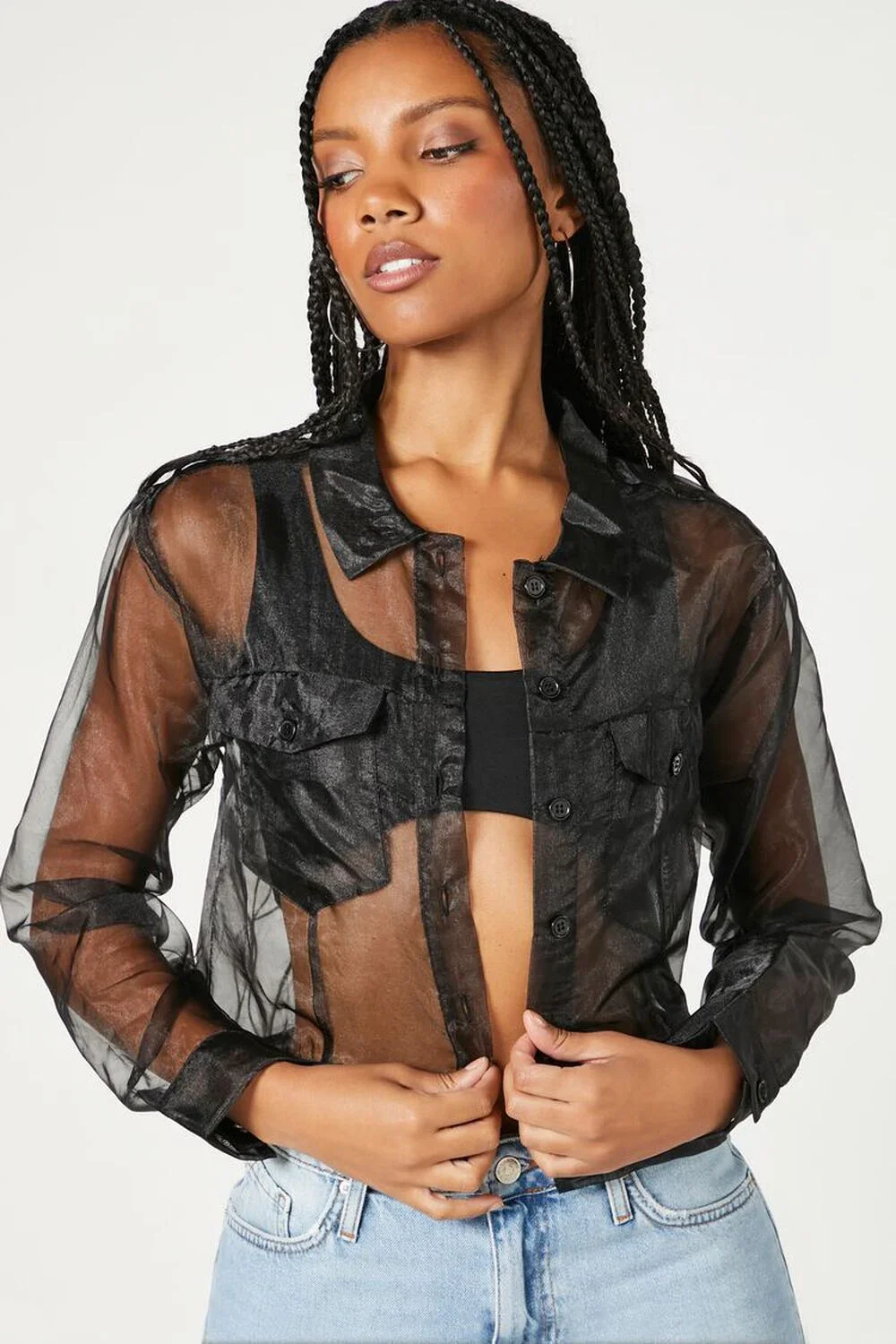 2023 Women Summer Sun- Protective Fashion Long Sleeve Sheer Organza Jacket  Shirt Women Blouses 2022 - Buy Shirt,Long Sleeve T Shirt,Women Summer  Clothing Product on Alibaba.com