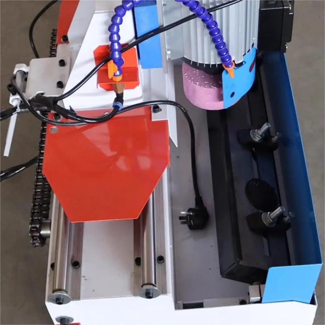 NEWEEK Directly Sales Straight Blade Blade Grinder Hand Push Knife Sharpener 400mm Knife Grinding Machine