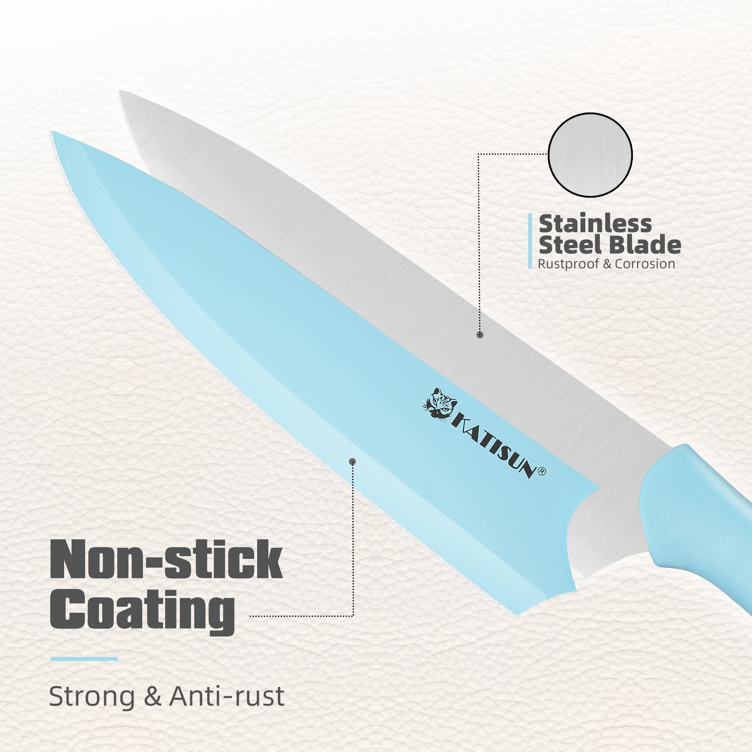Küchenmesser Set 13-teilig Mit Schere Und Messerschutz_voghion.com