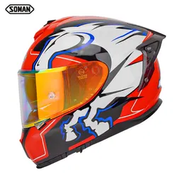 SLKE Available ABS Full Face Predator Helmets Motorbike Motorcycle  Motor Aline Helmet