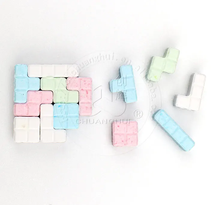 Halal DIY Mixed Fruit Flavour Building Blocks Press Candy for Kids