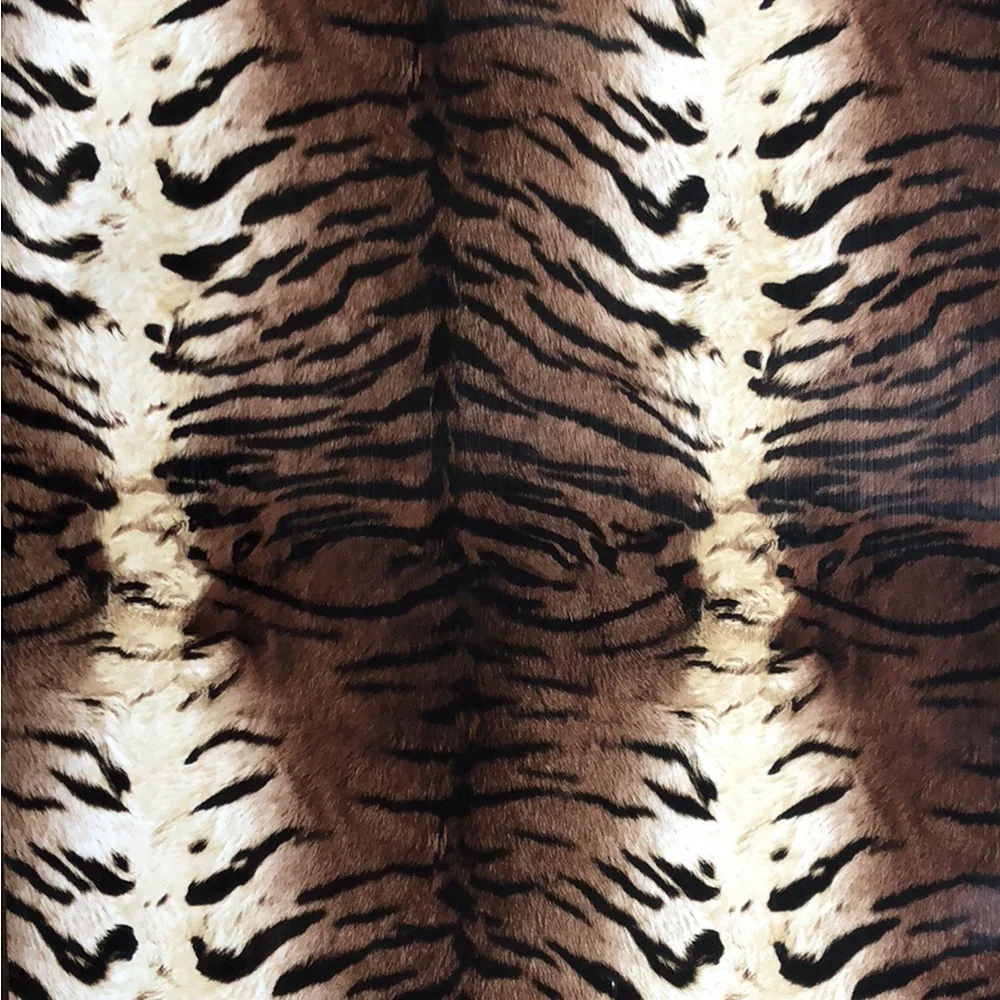 White Black Pattern Animal Print Heat Transfer Vinyl Fabric Material for Clothing