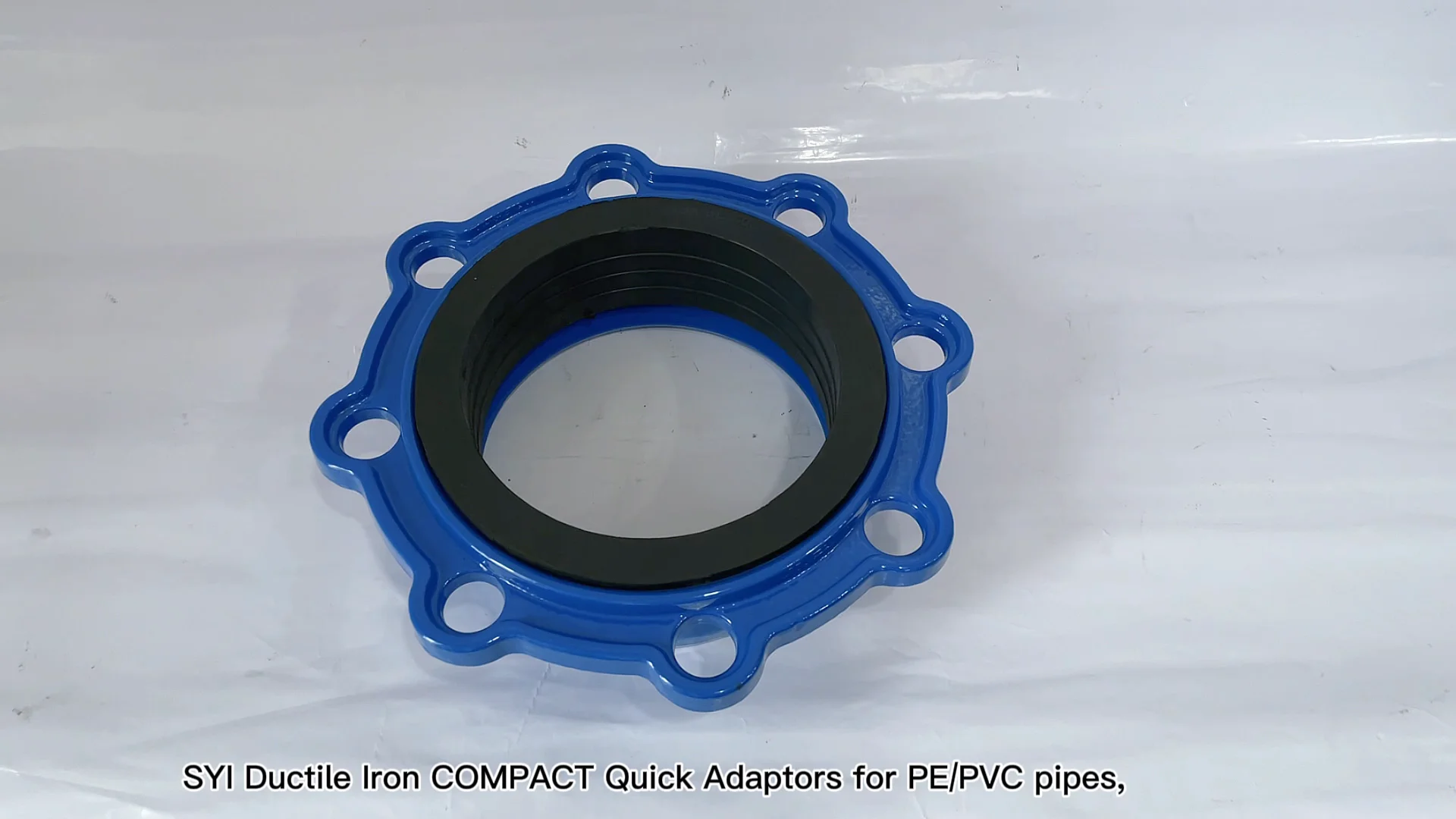 Syi Ductile Cast Iron Compact Flange Quick Adaptors For Connecting Pe