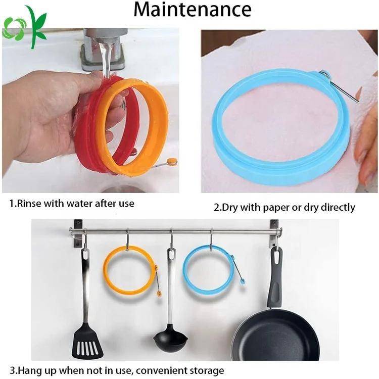 
 OKSILICONE, силиконовые кольца для яиц без бисфенола А, антипригарное кольцо для жареных яиц, форма для блинчиков, сэндвичей на завтрак, кольцо для яиц  
