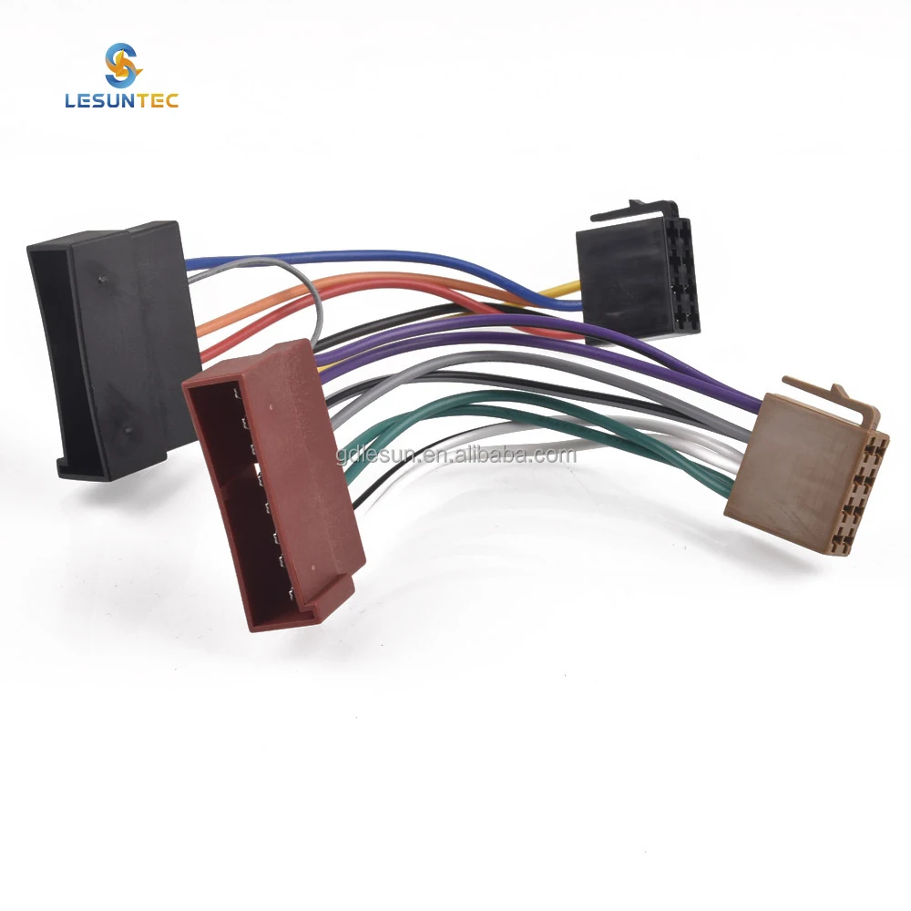 Audio GPS ISO Harness Adapter Automobile Wire Harness for Ford Jaguar Lincoln Mercury Audio GPS ISO Wiring Harness Connector