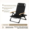 [Resin Armrest Headrest+Tray] Black