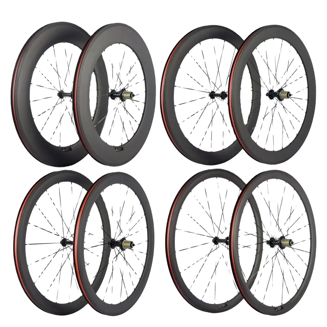 ELITEWHEELS - jeu de roues de vélo de route en carbone, ultralégères