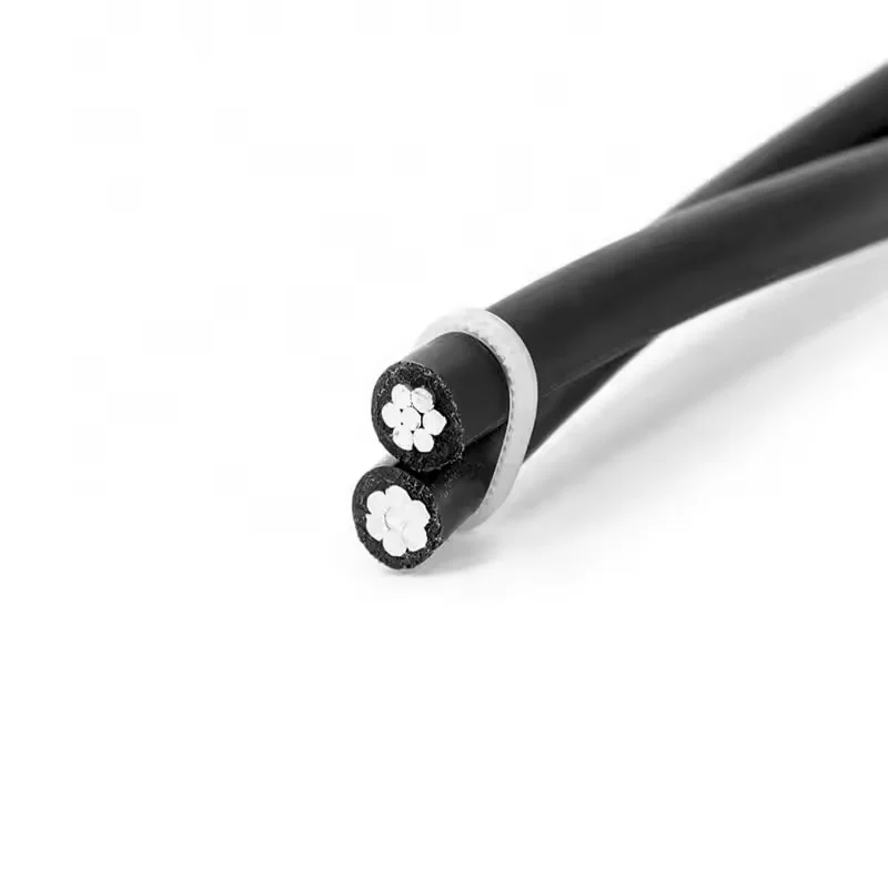 ABC 케이블 절연 전선 SIP 0.66/1kv XLPE 절연 오버 헤드 알루미늄 코어 케이블