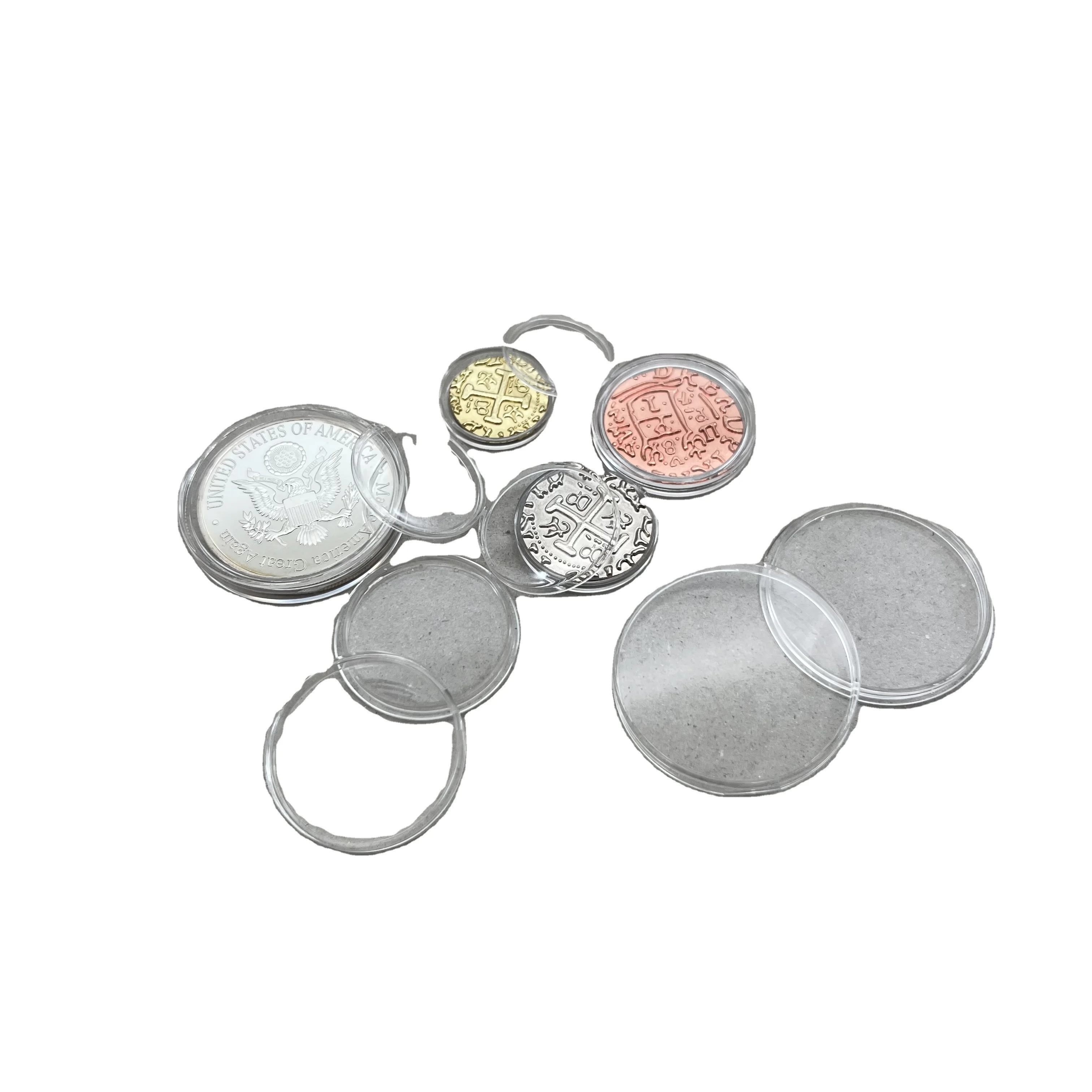 Оптовая продажа пластиковых капсул для монет высокого